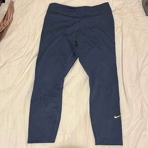 Blue Nike capris